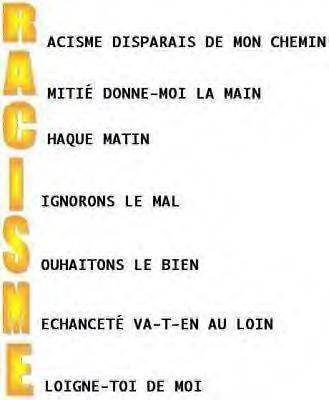 lracisme c'est cool